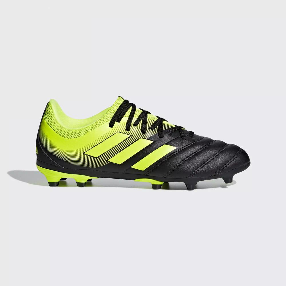 Adidas Copa 19.3 Firm Ground Tacos de Futbol Negros Para Niña (MX-60769)